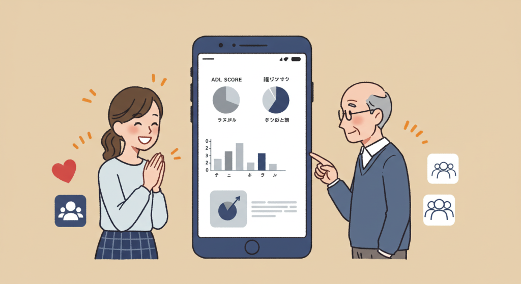 介護データがみんなに届く仕組み画像